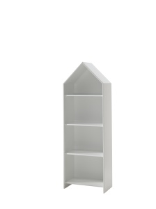 Set 3 Dulapuri pentru Copii Căsuță, Alb și Roz, (MDF) – CASAMI – Vipack - Img 3