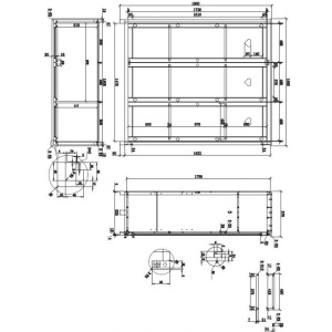 Set Mobilier Cameră Copii AMORI, 3 Piese, Alb, Stil Romantic – Vipack - Img 7