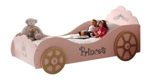 Set Pat Royal Princess Pinky și Saltea pentru Copii, 2 Piese, Roz (MDF) – Auto – Vipack - Img 2