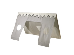 Set TIPI este format din Pat copii înalt fără gard (90 x 200 cm), un sertar în culoare culoare lemn natural și un set de textile asortate. - Img 6