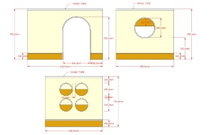 Pat Semi-Înălțat Forrest Oak pentru Camera Copii, 90x200 cm, cu Set Textil Inclus, din Lemn Masiv de Stejar, Natur – Vipack - Img 13