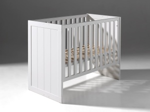 Pătuț Copii ERIK 60x120 cm, Alb – Vipack - Img 3