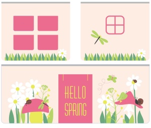 PINO PAT SEMI-INALT cu perdea și 3 buzunare Spring. - Img 5