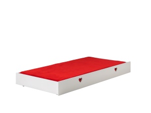Set Complet Mobilier Cameră Copii AMORI, 5 Piese, Alb, Design Romantic – Vipack - Img 11