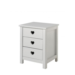 Set Mobilier Cameră Copii AMORI, 6 Piese, Alb, Stil Romantic – Vipack - Img 14