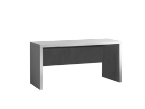 Set Mobilier Cameră Lara pentru Copii/Tineri, Alb – Pat 90x200 cm, Noptieră, Dulap 2 Uși și Birou – Vipack - Img 7