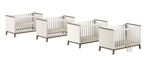 SEZANE BABY/TODDLER BED 70 X 140 CM CLAY/WALNUT - Img 4