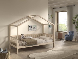 DALLAS HOUSE BED 90 X 200 CM NATURAL - Img 2