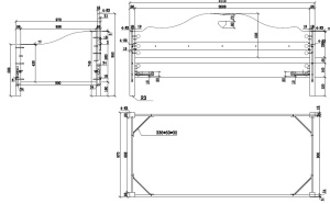 Pat AMORI pentru copii, 90x200 cm, Alb, cu Sertar Multifuncțional – Vipack - Img 3