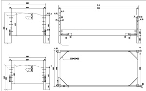 Pat Individual AMORI pentru Copii, 90x200 cm, Alb (Pin Masiv și MDF), Design Romantic, cu Sertar Multifuncțional – Vipack - Img 3