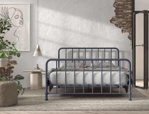 Pat Metalic, Albastru Denim, 160 x 200 cm (Metal) – BRONXX – Vipack - Img 3