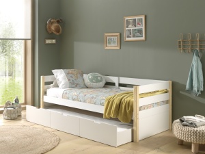 Sertar pentru pat copii MARGRIT, 90 x 190 cm, pentru spațiu de dormit sau depozitare – Vipack - Img 4
