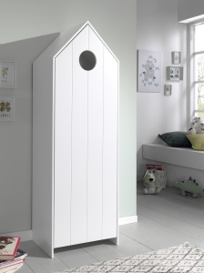 Set 3 Dulapuri pentru Copii Căsuță, Alb, (MDF) – CASAMI – Vipack - Img 13