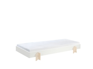 Set 4 paturi stivuibile pentru copii MODULO, 90 x 200 cm, cu picioare în formă de săgeată – Vipack - Img 5