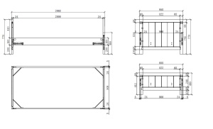 Set Mobilier Cameră Copii ERIK: Pat 90x200 cm, Dulap 3 Uși, Birou, Bibliotecă, Noptieră și Sertar, Alb – Vipack - Img 7