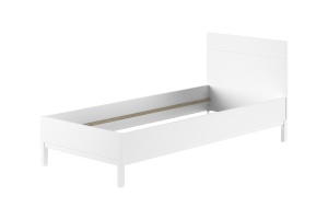 Set Mobilier Cameră Copii EVA: Pat 90x200 cm și Noptieră, Alb – Vipack - Img 6