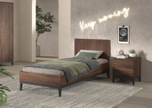 This ILYAS combination consists of a bed (90 x 200 cm) and nightstand. - Img 2