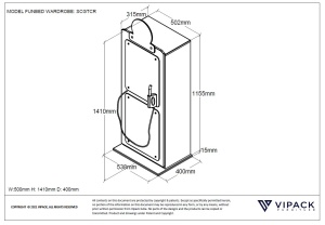 Dulap Benzinărie Auto pentru Copii, Roșu (MDF) – Vipack - Img 4