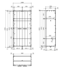 Dulap ERIK cu 2 uși, alb – Vipack - Img 5