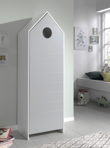 Dulap pentru Copii Căsuță, Gri, (MDF) – CASAMI – Vipack - Img 7