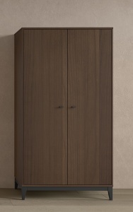 ILYAS 2 DOOR WARDROBE WALNUT - Img 2