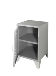 Noptieră Metalică, Gri (Metal) – BRONXX – Vipack - Img 4