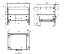 Set Mobilier Cameră Copii ERIK, pat 90x200 cm, dulap cu 3 uși, noptieră și sertar, alb – Vipack - Img 14