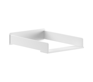 Set Mobilier Cameră Copii EVA: Pătuț Transformabil 70x140 cm, Comodă cu 3 Sertare și Masă de Înfășat, Alb – Vipack - Img 10
