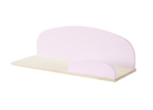 Set Mobilier Kiddy pentru Camera Copii – Pat 90x200 cm, Noptieră, Bară Siguranță, Cutie Jucării & 2 Polițe Perete – Roz Pal – Vipack - Img 12