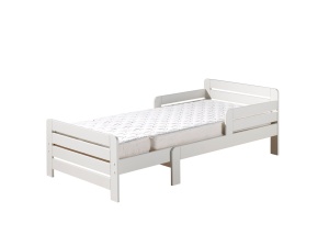 Set Pat Jumper Transformabil 90x140-200 cm cu Saltea, pentru Copii, Alb – Vipack - Img 4