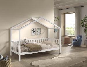 DALLAS HOUSE BED 90 X 200 CM WHITE - Img 2