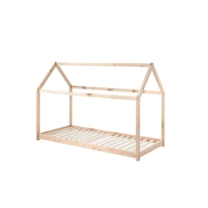 Pat Căsuță , Natural, 90 x 200 cm (Pin Masiv) – CABANE – Vipack - Img 4