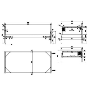 Pat Copii ALEX 90x200 cm, Pin Masiv cu Metal Negru – Vipack - Img 3