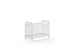 Pătuț Bebeluși BRONXX, Alb Mat, 60 x 120 cm (Metal) – BRONXX – Vipack - Img 2