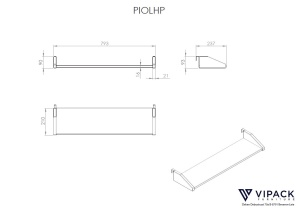PINO dormitor intermediar + scară + glisieră și raft suspendat. - Img 7