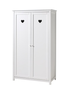 Set Mobilier Cameră Copii AMORI,Alb, 3 Piese, Stil Romantic – Vipack - Img 5
