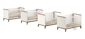 SEZANE BABY/TODDLER BED 70 X 140 CM CLAY/WALNUT - Img 5