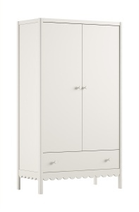 This SWINGO combination in clay consists of a baby bed (60 x 120 cm) with changing table and 2-door wardrobe. - Img 5