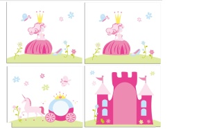 PINO PAT SEMI-INALT, perdea și 3 buzunare Princess. - Img 5