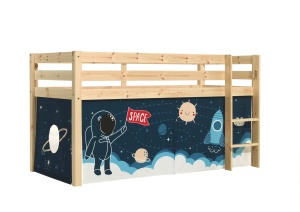 PINO PAT SEMI-INALT și cortina Space Shuttle.
