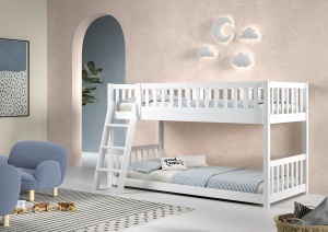 RONALD BUNK BED 90 X 200 CM WHITE - Img 2