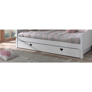 Set Mobilier Cameră Copii AMORI, 3 Piese, Alb, Stil Romantic – Vipack - Img 12
