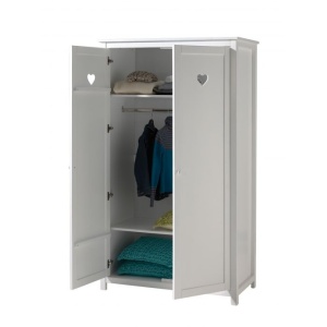 Set Mobilier Copii AMORI, 3 Piese, Alb, Stil Romantic – Vipack - Img 12