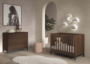 This ILYAS combination consists of a baby bed (60 × 120 cm) and a chest of drawers. - Img 2