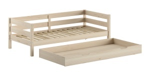 This MARGRIT combination in natural finish consists of a cabin bed (90 x 200 cm) with a matching pull-out bed. - Img 4