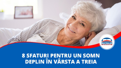 8 sfaturi pentru un somn deplin în vârsta a treia