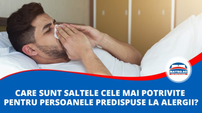 Care sunt saltele cele mai potrivite pentru persoanele predispuse la alergii?