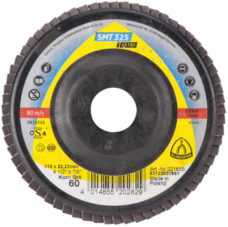 Disc lamelar frontal 125x60 klingspor (DELTA)