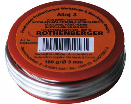 Aliaj lipit cupru ROTHENBERGER 3 100g