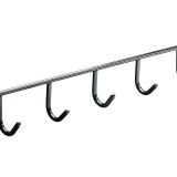 CUIER HETTICH 5 CÂRLIGE 350x52x35mm NEGRU OŢEL -